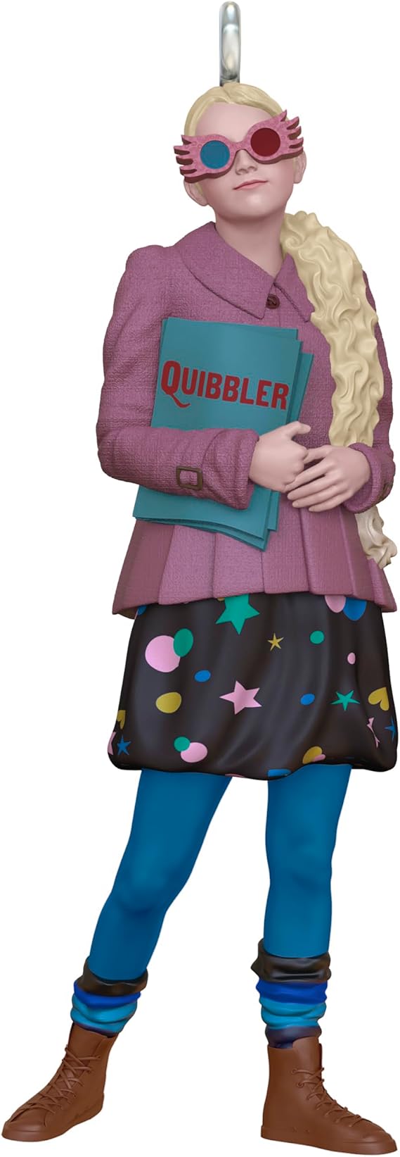 Hallmark Keepsake Harry Potter Mini Christmas Ornament (Luna Lovegood) 1.5" Tiny Ornament for Tabletop Tree